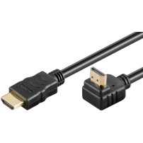 goobay Cavo HDMI ad alta velocità a 90° con Ethernet
