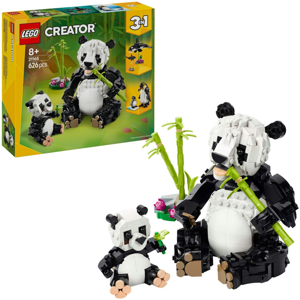 LEGO Creator Animali selvatici: famiglia di panda, Giochi di costruzione