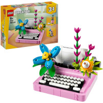 LEGO Creator Macchina da scrivere con fiori, Giochi di costruzione