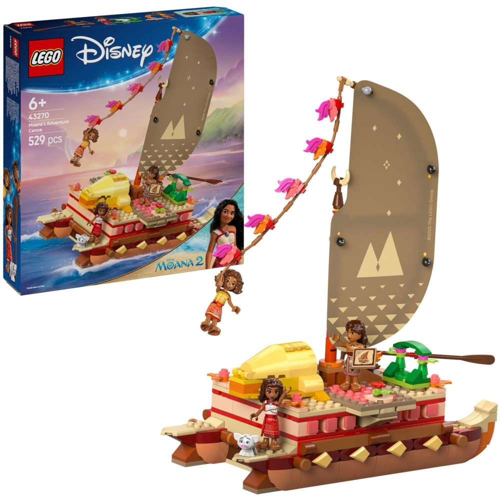 LEGO Disney Princess La canoa di Vaiana, Giochi di costruzione