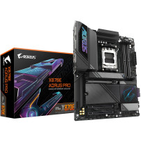GIGABYTE X870E AORUS PRO Scheda Madre - Supporta CPU AMD Ryzen 9000, 16+2+2 fasi VRM digitali, fino a 8000MHz DDR5 (OC), 3xPCIe 