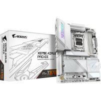 GIGABYTE X870E AORUS PRO ICE Scheda Madre - Supporta CPU AMD Ryzen 9000, 16+2+2 Fasi VRM Digitale, fino a 8000MHz DDR5 (OC), 3xP
