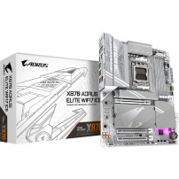 GIGABYTE X870 AORUS ELITE WIFI7 ICE Scheda Madre - Supporta CPU AMD Ryzen 9000, 16+2+2 fasi VRM digitale, fino a 8200MHz DDR5 (O