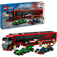 LEGO City Autotrasportatore F1® con monoposto RB20 e AMR24 F1®, Giochi di costruzione