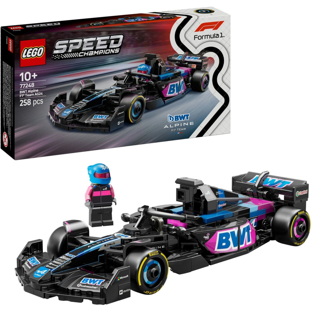 LEGO Speed Champions Auto da corsa BWT Alpine F1® Team A524, Giochi di costruzione
