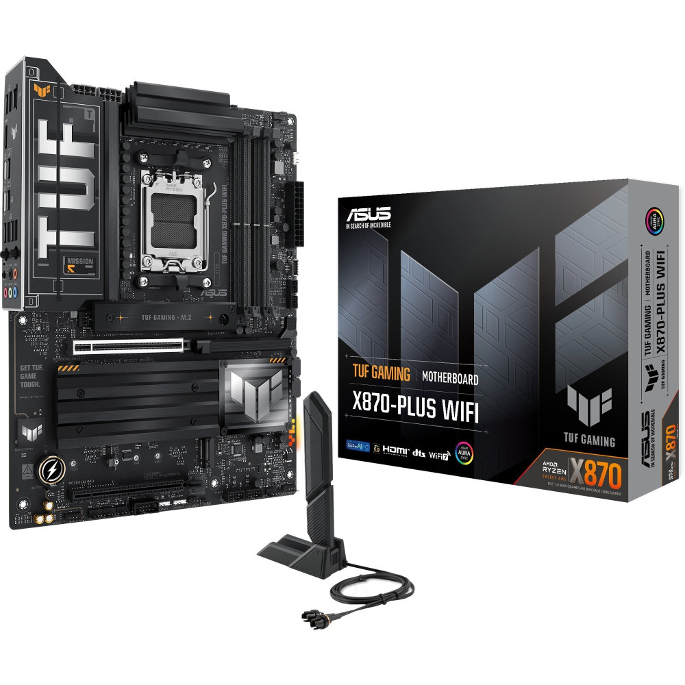 ASUS TUF GAMING X870-PLUS WIFI AMD X870 Socket AM5 ATX, Scheda madre