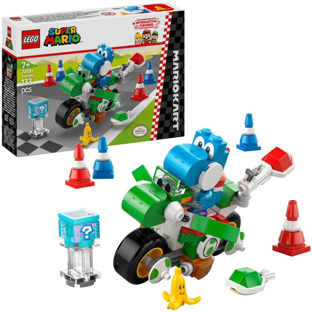 LEGO Super Mario Mario Kart™: Moto Yoshi, Giochi di costruzione