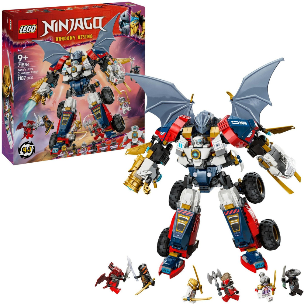 LEGO NINJAGO Mech Ultra Combinatore di Zane, Giochi di costruzione