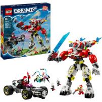 LEGO DREAMZzz Mech tigre di Cooper e Bolide di Zero, Giochi di costruzione