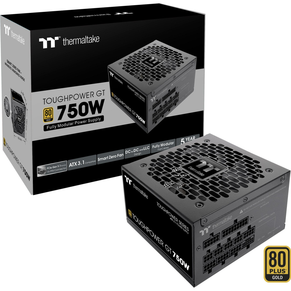 Thermaltake Toughpower GT 750W, Alimentatore PC