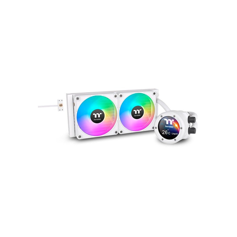 Thermaltake TH240 V2 Ultra EX ARGB Sync AIO Liquid Cooler - Snow Edition, Raffreddamento ad acqua