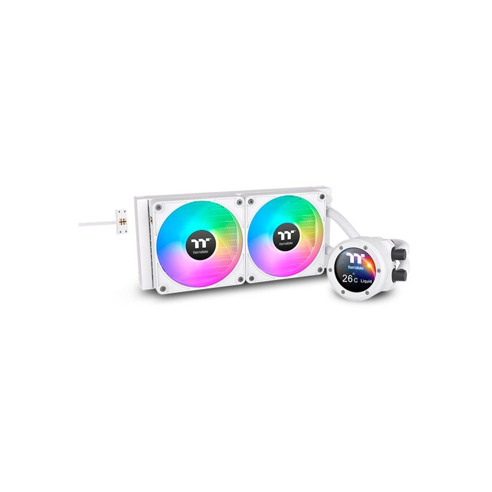 Thermaltake TH280 V2 Ultra EX ARGB Sync AIO Liquid Cooler - Snow Edition, Raffreddamento ad acqua