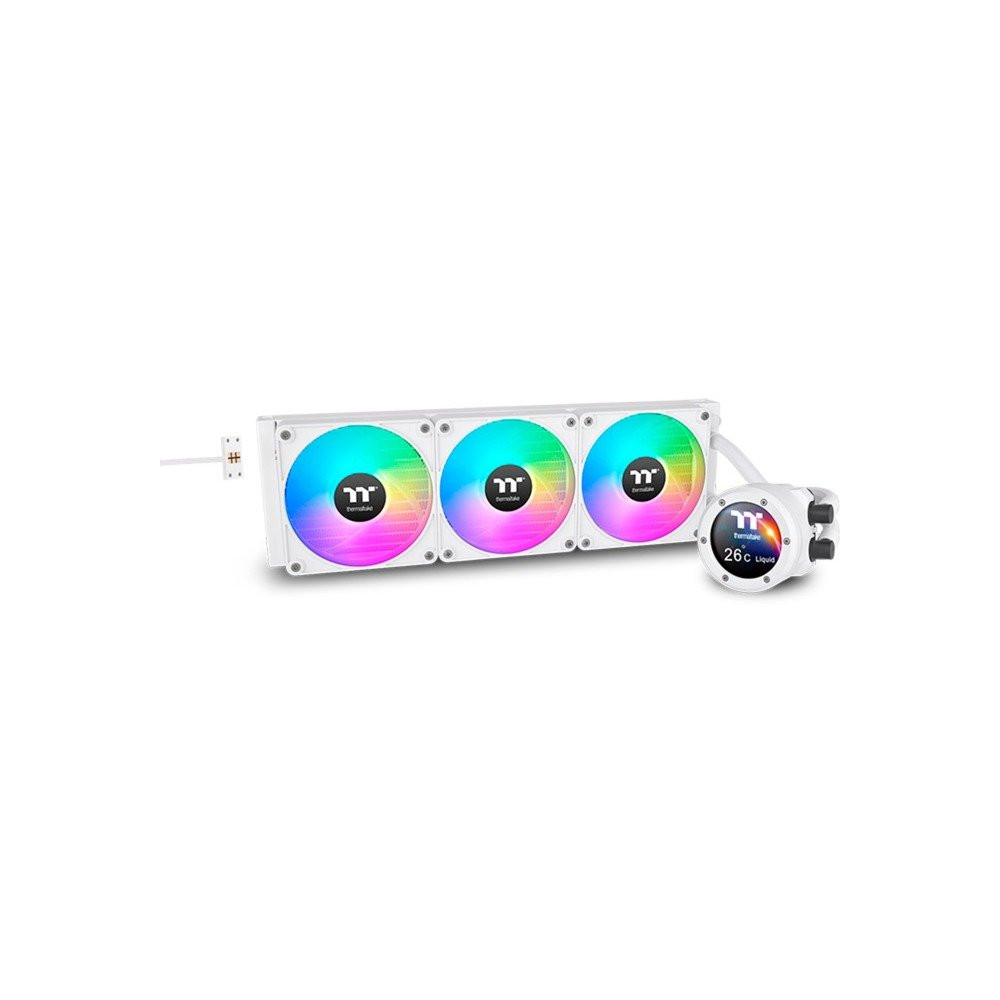 Thermaltake TH420 V2 Ultra EX ARGB Sync AIO Liquid Cooler - Snow Edition, Raffreddamento ad acqua