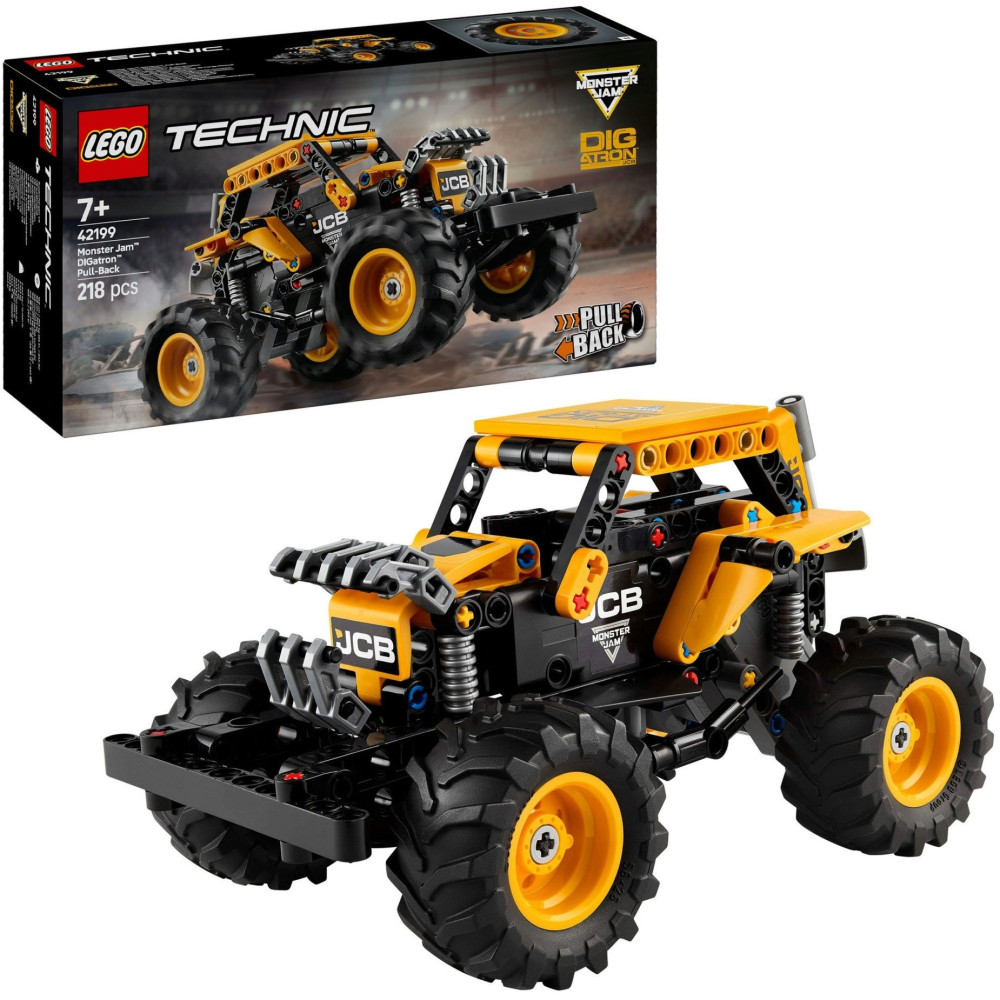 LEGO Technic Pull-back Monster Jam™ DIGatron™, Giochi di costruzione