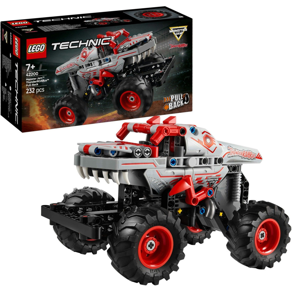 LEGO Technic Pull-back Monster Jam™ ThunderROARus™, Giochi di costruzione