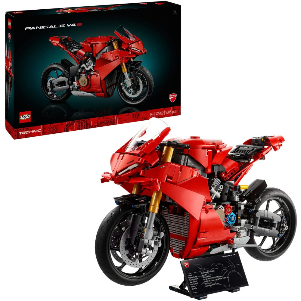 LEGO Technic Motocicletta Ducati Panigale V4 S, Giochi di costruzione