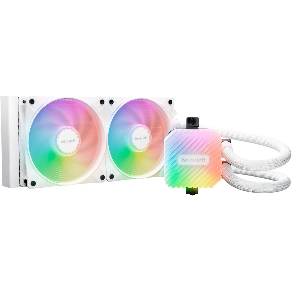 be quiet! LIGHT LOOP 240mm White Processore Raffreddatore di liquidi tutto in uno 12 cm Bianco 1 pz, Raffreddamento ad acqua