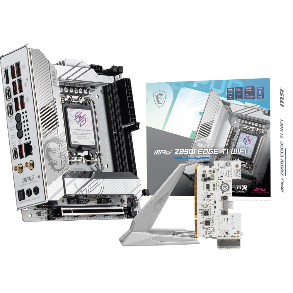 MSI MPG Z890I EDGE TI WIFI scheda madre Intel Z890 LGA 1851 (Socket V1) mini ITX