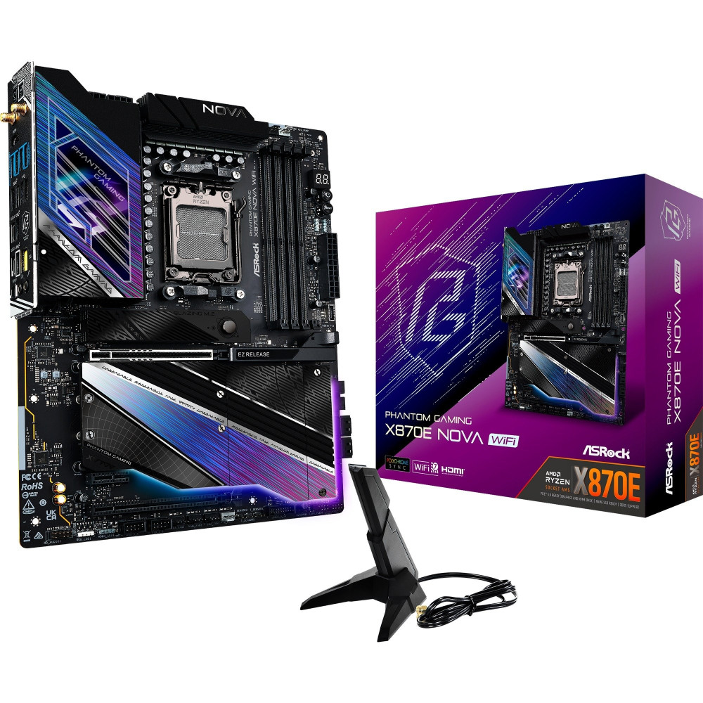 ASRock X870E Nova WiFi, Scheda madre