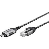 goobay Cavo adattatore Ethernet USB-C 3.2 Gen2 > RJ-45, Slim