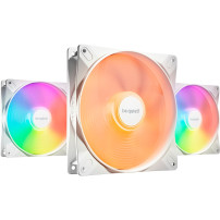 be quiet! LIGHT WINGS LX 140mm PWM 3-Pack White Case per computer Ventilatore 14 cm Bianco 3 pz, Ventola