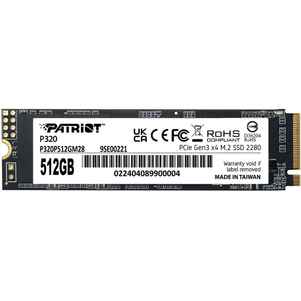 Patriot P320 512 GB, Disco a stato solido