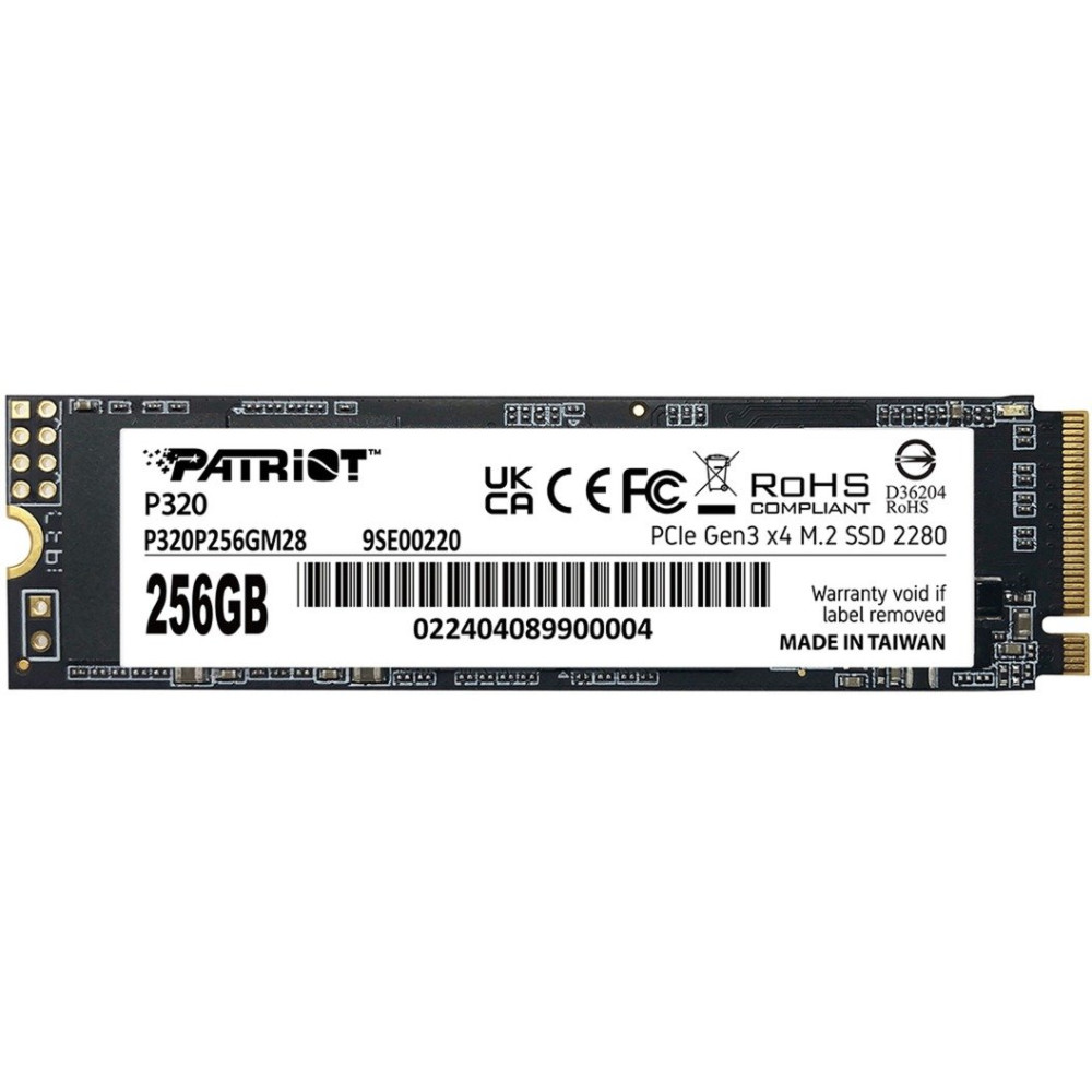 Patriot P320 256GB, Disco a stato solido