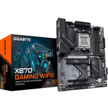 GIGABYTE X870 GAMING WIFI6 Scheda Madre - Supporta CPU AMD Ryzen 9000, 8+2+2 fasi VRM, fino a 8000MHz DDR5 (OC), 1xPCIe 5.0 + 2x