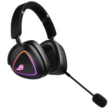 ASUS ROG DELTA II Auricolare Con cavo e senza cavo A Padiglione Gaming USB tipo-C Bluetooth Nero, Cuffia da gioco
