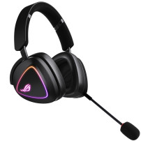 ASUS ROG DELTA II Auricolare Con cavo e senza cavo A Padiglione Gaming USB tipo-C Bluetooth Nero, Cuffia da gioco