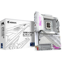 GIGABYTE Z890 AORUS ELITE X ICE Scheda Madre - Supporta CPU Intel Core Ultra (Serie 2), VRM a 16+1+2 fasi, fino a 9500MHz DDR5 (