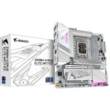 GIGABYTE Z890M AORUS ELITE WIFI7 ICE Scheda Madre - Supporta CPU Intel Core Ultra (Serie 2), VRM a 12+1+2 fasi, fino a 8800MHz D