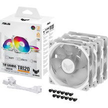 ASUS TUF GAMING TR120 ARGB REVERSE 3IN1 White Case per computer Raffreddatore d'aria 12 cm Bianco, Ventola