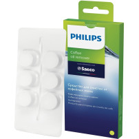 Philips Pastiglie per la rimozione dei residui grassi del caffè CA6704/10, Pastiglie per la pulizia