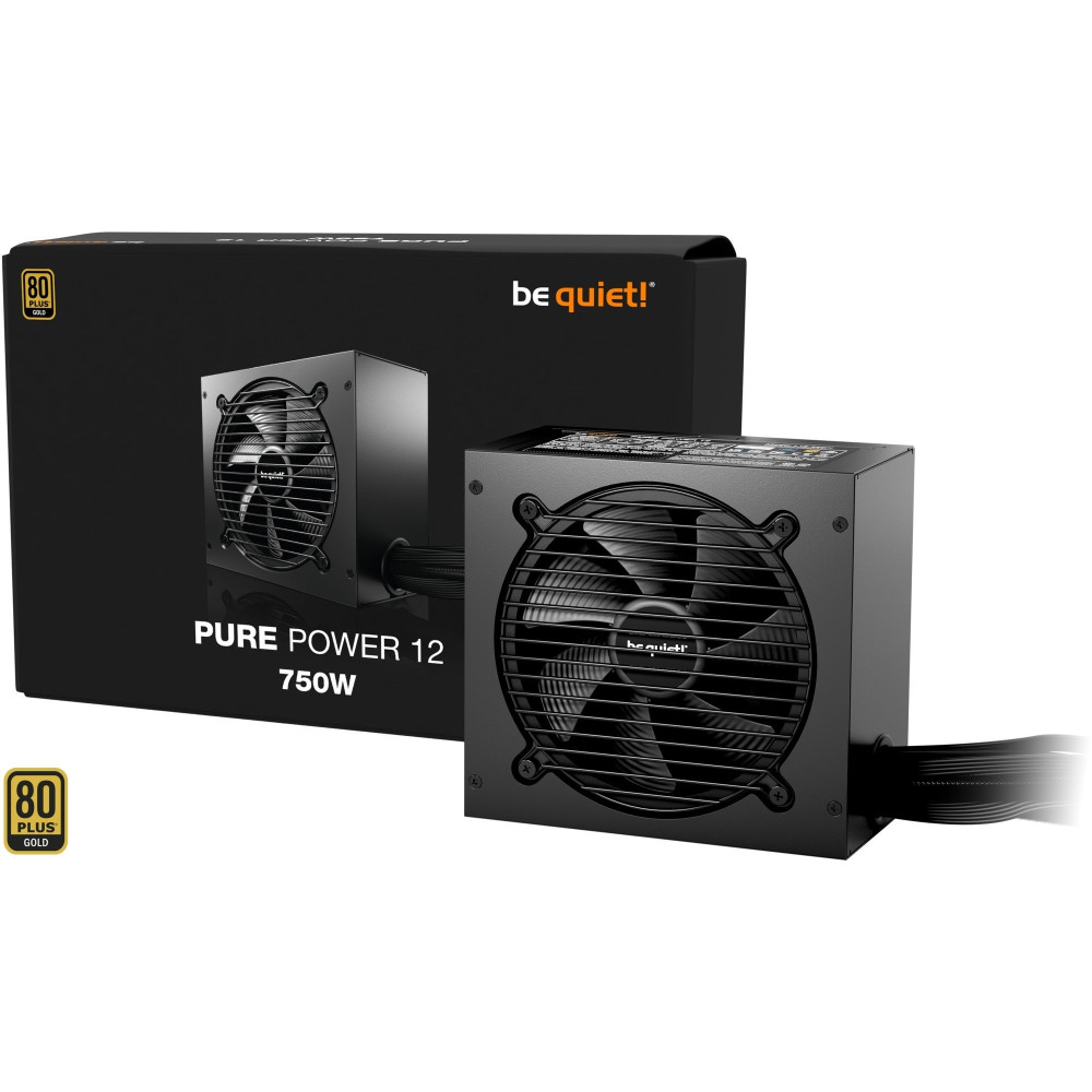 be quiet! PURE POWER 12 750W alimentatore per computer 20+4 pin ATX ATX Nero, Alimentatore PC