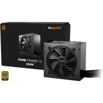 be quiet! PURE POWER 12 550W alimentatore per computer 20+4 pin ATX ATX Nero, Alimentatore PC