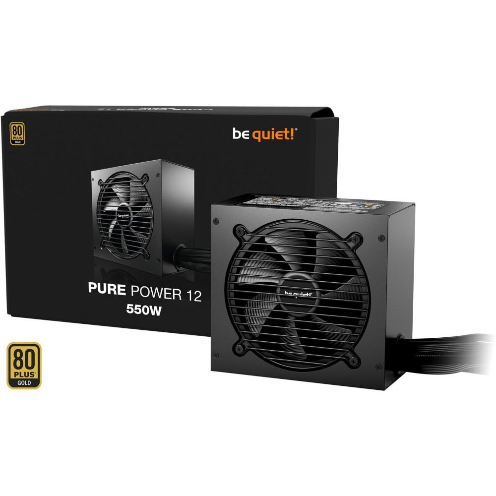 be quiet! PURE POWER 12 550W alimentatore per computer 20+4 pin ATX ATX Nero, Alimentatore PC