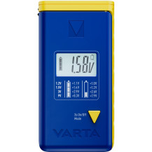 VARTA Tester di batterie digitale LCD AA / AAA / C / D / E, Strumento di misura