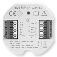 eQ-3 AG Homematic IP HmIP-FLC, telecomando, bianco, IP20, -5 - 40 ┬░C, 52 mm, 15 mm