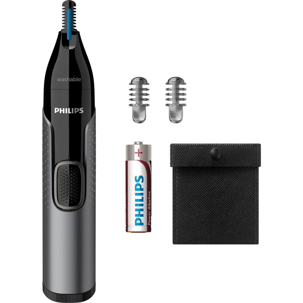 Philips Serie 3000 Rifinitore Taglia Peli Naso e Orecchie NT3650/16, Tagliapeli Naso ed Orecchie