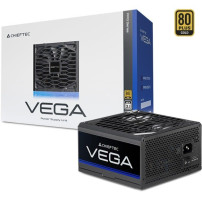 Chieftec Vega PPG-850-S Watt alimentatore per computer 850 W 20+4 pin ATX ATX Nero, Alimentatore PC