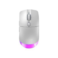 Cherry Xtrfy M50 - Mouse - ergonomico - ottico - 5 pulsanti - senza fili, cablato - 2,4 GHz, Bluetooth 5.2 - ricevitore wireless