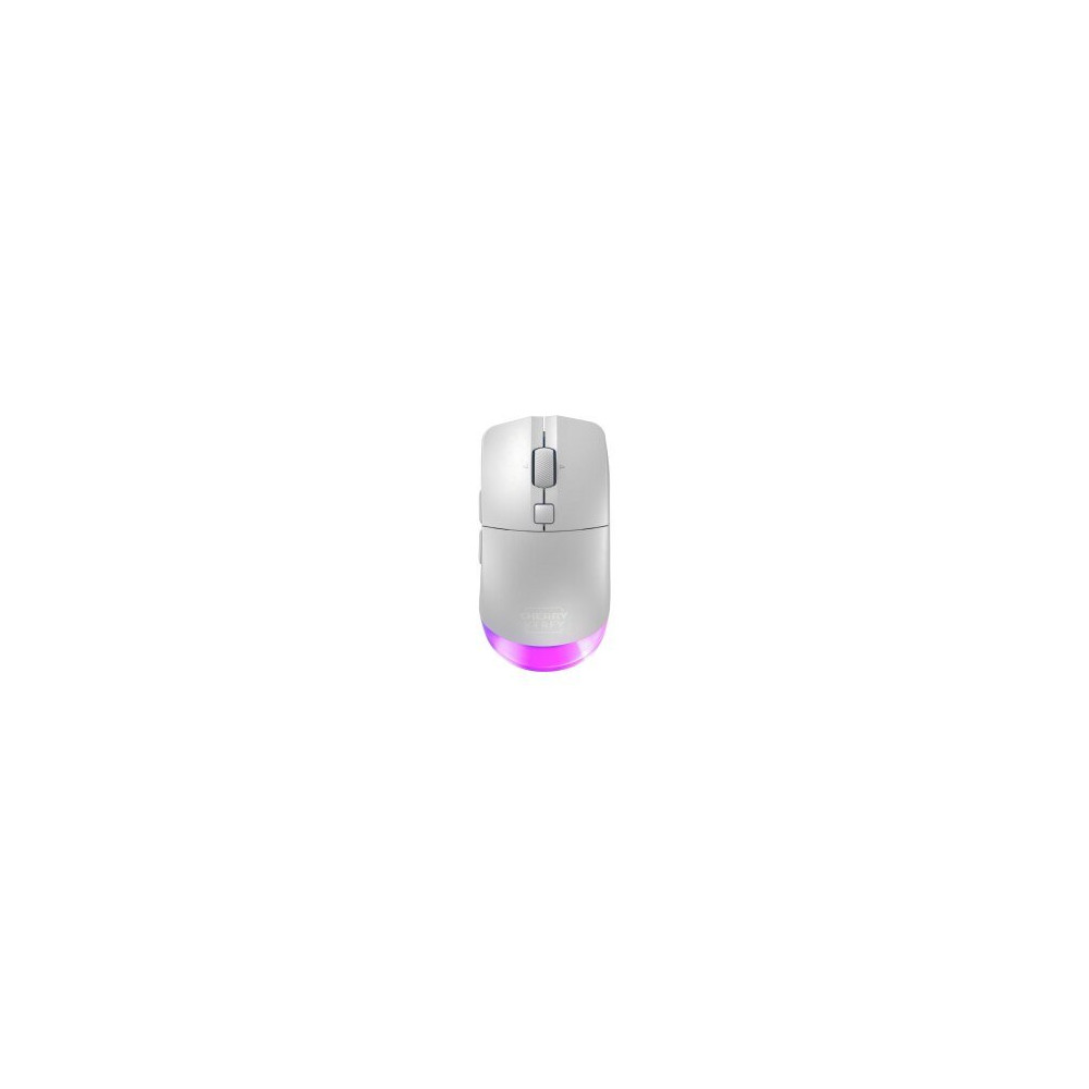 Cherry Xtrfy M50 - Mouse - ergonomico - ottico - 5 pulsanti - senza fili, cablato - 2,4 GHz, Bluetooth 5.2 - ricevitore wireless