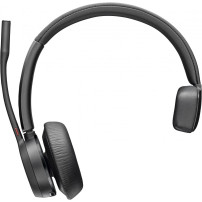 HP Poly Voyager 4310 USB-C Headset +BT700 dongle +Charging Stand Base di ricarica Nero