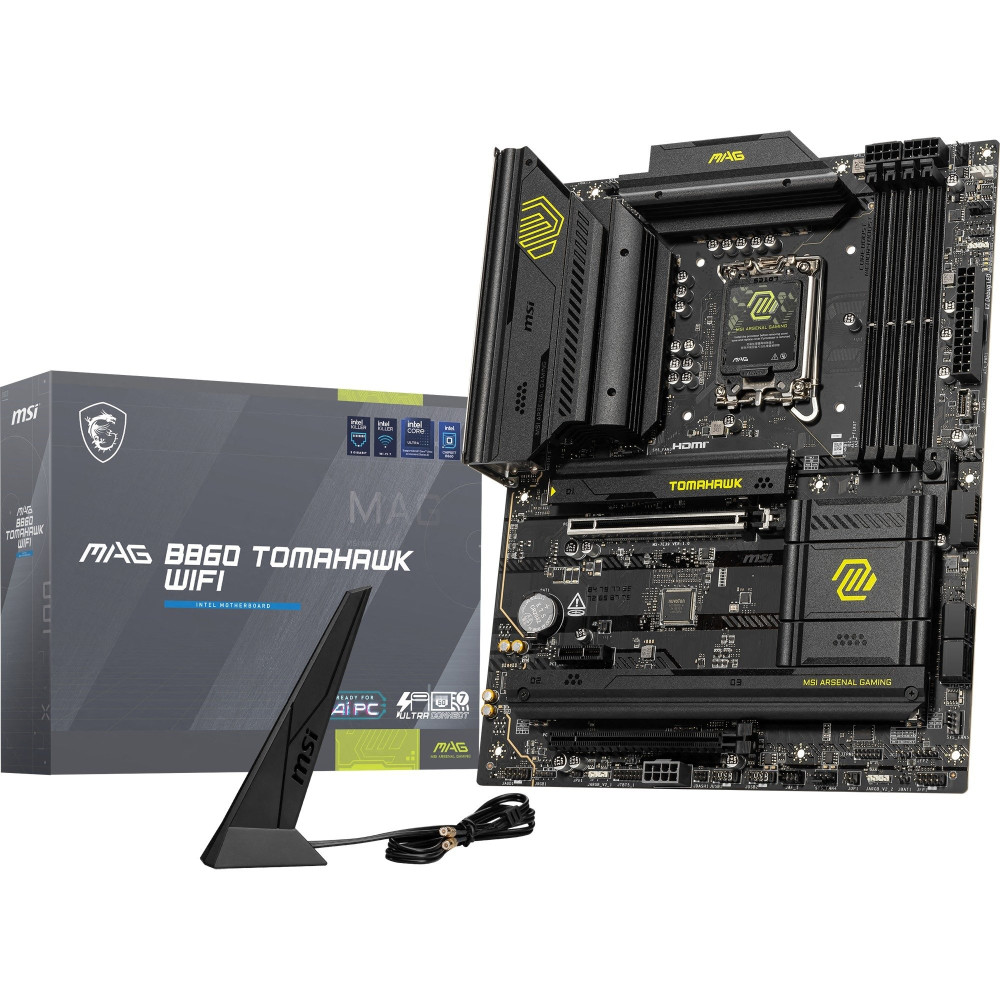 MSI MAG B860 TOMAHAWK WIFI scheda madre Intel B860 LGA 1851 (Socket V1) ATX