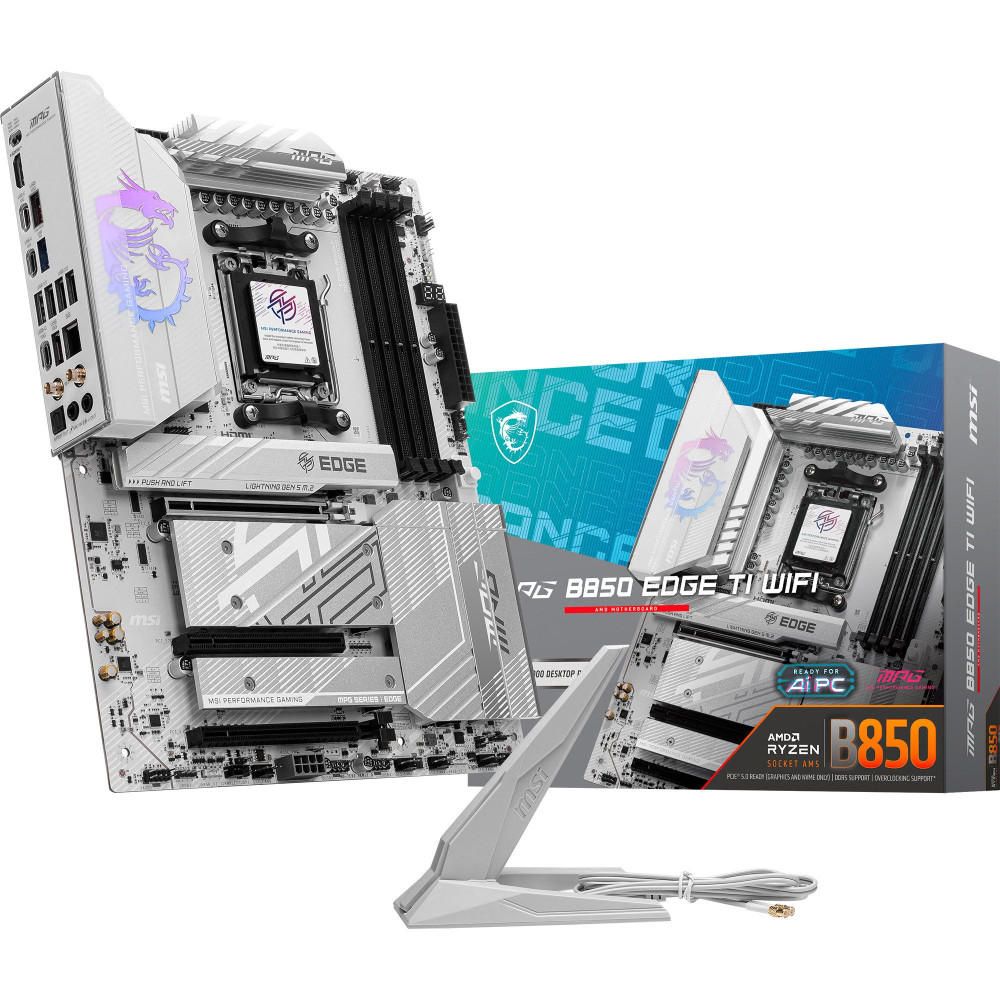 MSI MPG B850 EDGE TI WIFI scheda madre AMD B850 Socket AM5 ATX