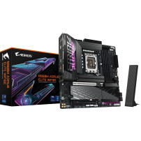 GIGABYTE B860M AORUS ELITE WIFI6E Scheda madre - CPU Intel Core Ultra, VRM a 12+1+2+1 fasi, fino a 9200MHz DDR5, 1xPCIe 5.0 + 2x
