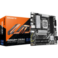GIGABYTE B860M DS3H Scheda madre - CPU Intel Core Ultra, VRM a 5+1+2+1 fasi, fino a 9066MHz DDR5, 1xPCIe 5.0 + 1xPCIe 4.0 M.2, L