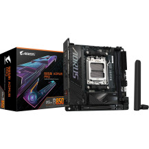 GIGABYTE B850I AORUS PRO Scheda Madre - Supporta processori AMD Ryzen Serie 9000, VRM digitale a 8+2+1 fasi, fino a 8400MHz DDR5