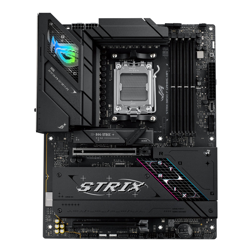 ASUS ROG STRIX B850-F GAMING WIFI - Scheda madre - ATX - Socket AM5 - Chipsatz AMD B850 - USB-C 3.2 Gen 2x2, USB-C 3.2 Gen 2, US